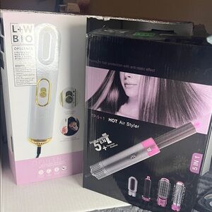 Givey!!! Opulence Hair Styler - White and Pinkand lightweight Hair dryer!!